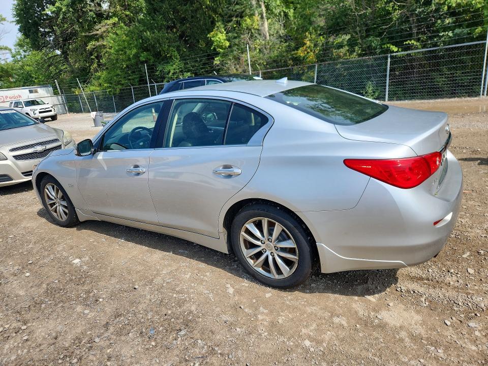 2017 Infiniti Q50 VIN JN1EV7AR0HM832619 COPART salvage auction — MECHANICAL, Oh - Certificate Of Title, sold $650 on 2026-10-07 (photo 2)
