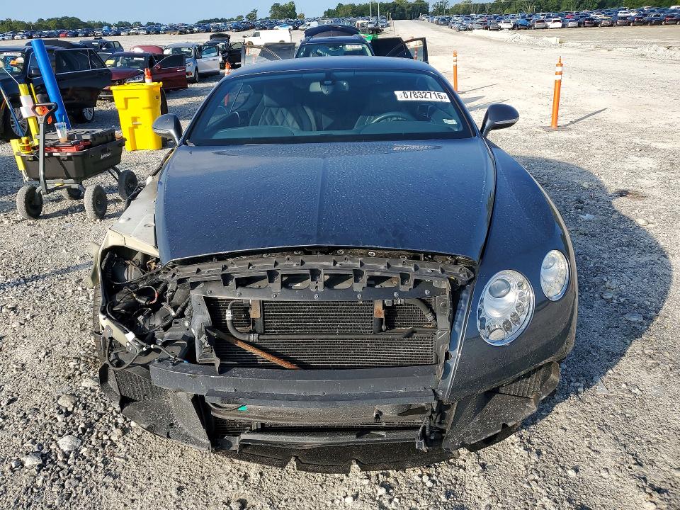 2012 Bentley Continental VIN SCBFR7ZAXCC070177 COPART salvage auction — FRONT END, Mo - Certificate Of Title, sold $26,400 on 2026-09-18 (photo 5)