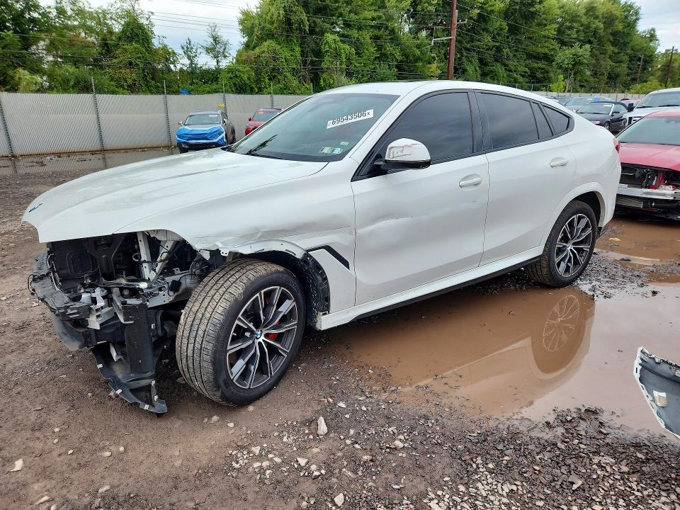 2022 BMW X6 VIN 5UXCY6C07N9L59304 — COPART salvage auction photo