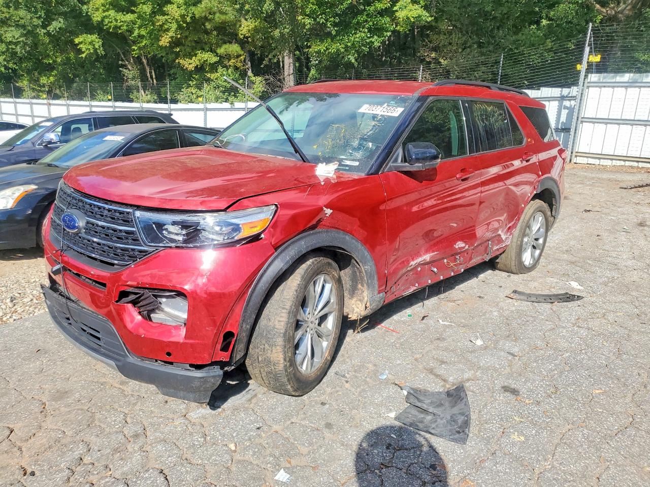 2024 Ford Explorer VIN 1FMSK7DHXRGA16573 — COPART salvage auction photo