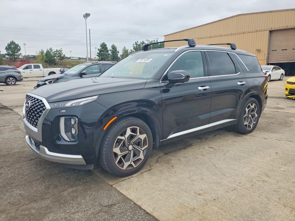 2021 Hyundai Palisade VIN KM8R7DHE2MU187309 — COPART salvage auction photo