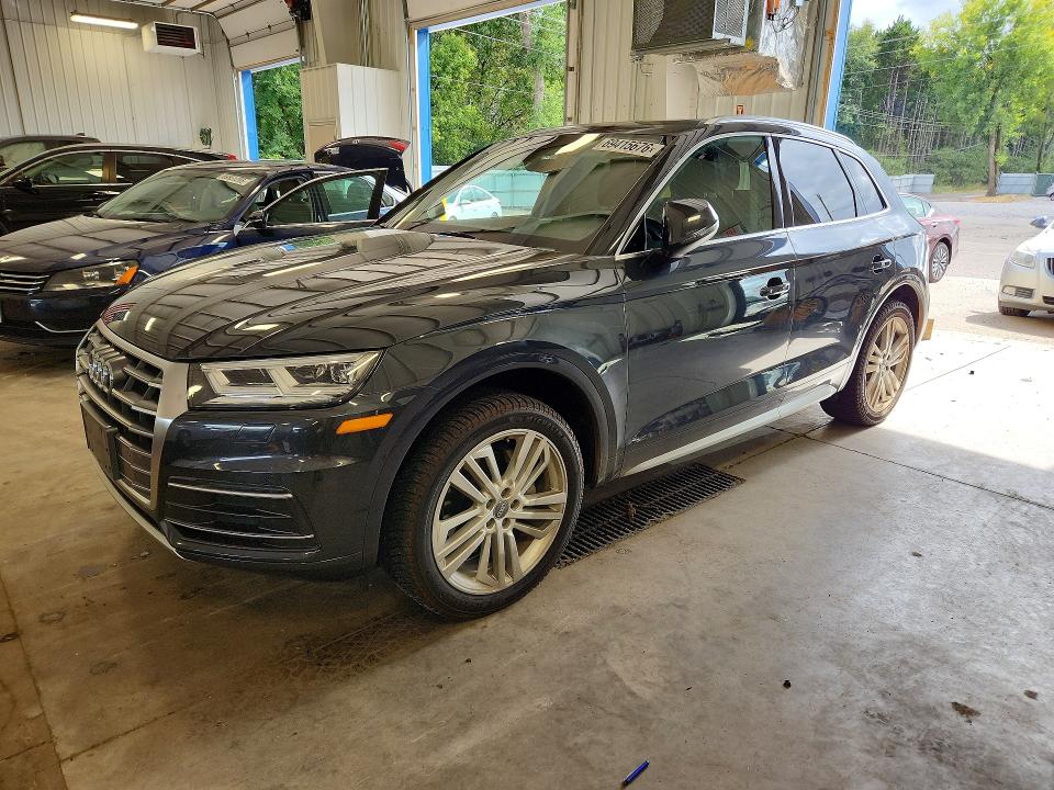 2018 Audi Q5 VIN WA1BNAFY1J2137137 — COPART salvage auction photo