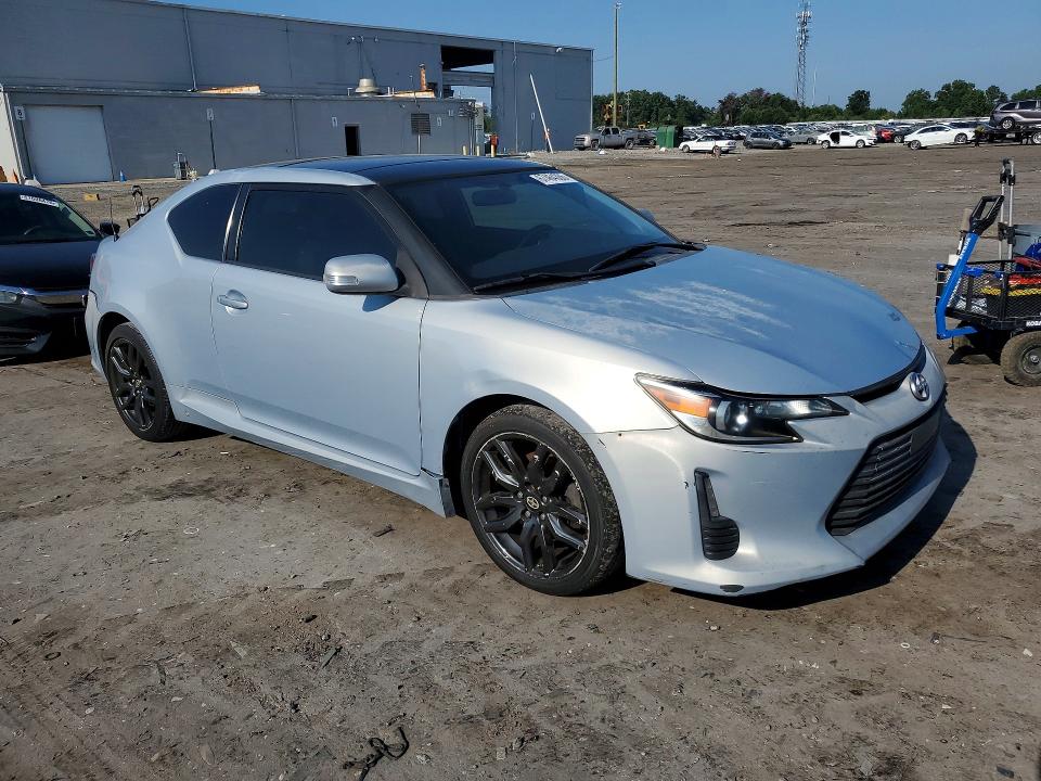 2014 Scion Tc VIN JTKJF5C74E3070849 COPART salvage auction — FRONT END, Salvage Title, sold $3,150 on 2026-09-09 (photo 4)