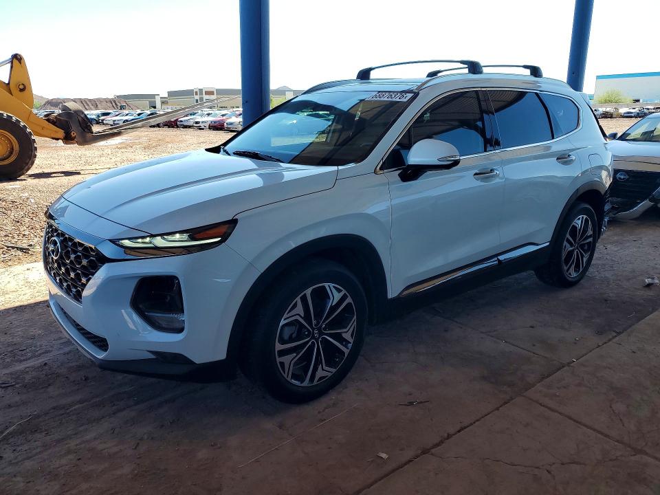 2020 Hyundai Santa fe VIN 5NMS5CAA6LH272558 — COPART salvage auction photo