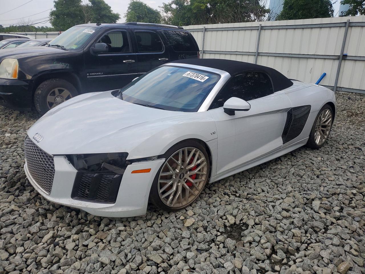 2020 Audi R8 VIN WUAVECFX5L7901473 — COPART salvage auction photo