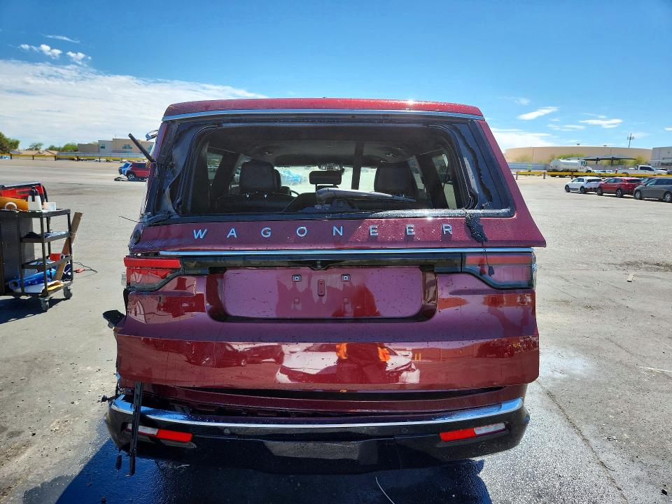 2025 Jeep Wagoneer VIN 1C4SJSBP3SS538596 COPART salvage auction — REAR END, TX - CERTIFICATE OF TITLE (P), sold $8,500 on 2026-09-16 (photo 6)