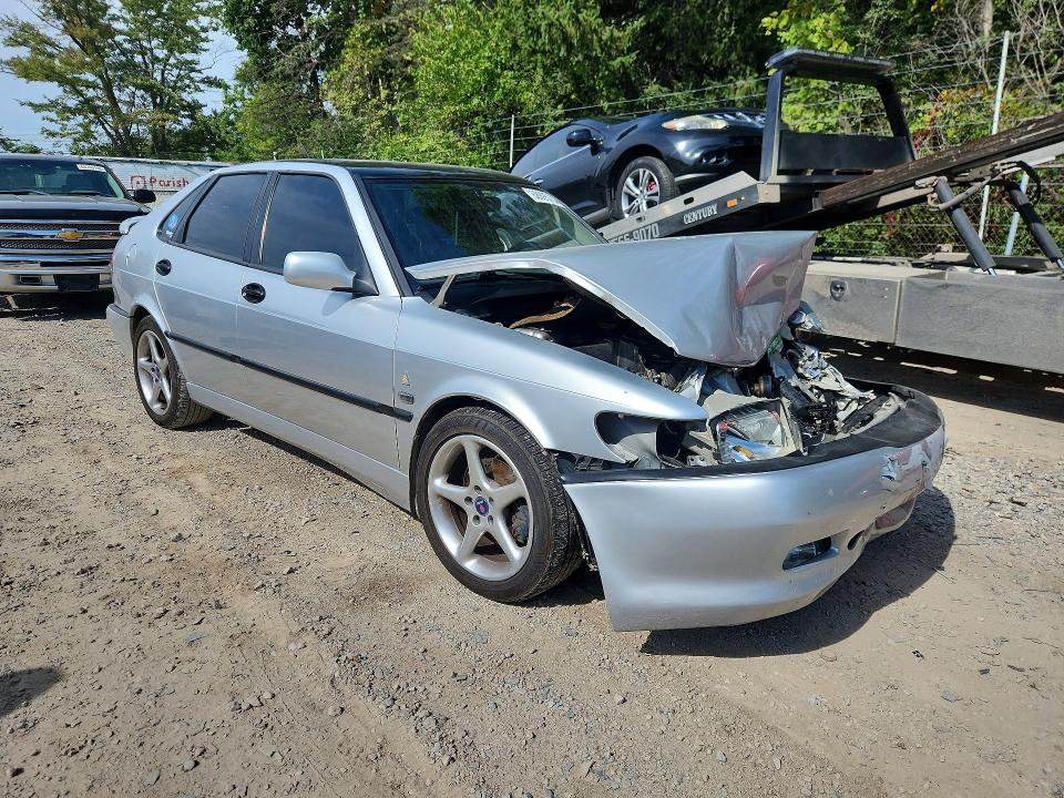 2000 Saab 9-3 VIN YS3DP55G8Y7015812 COPART salvage auction — FRONT END, OH - CERT OF TITLE-SALVAGE, sold $475 on 2026-10-07 (photo 4)