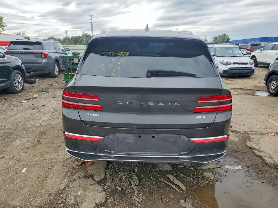 2025 Genesis GV80 VIN KMUHFESB9SU251573 COPART salvage auction — FRONT END, FL - CERTIFICATE OF DESTRUCTION (P), sold $10,300 on 2026-10-07 (photo 6)