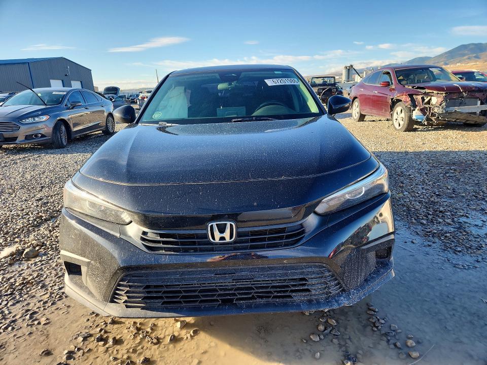 2022 Honda Civic VIN JHMFE1F77NX007613 COPART salvage auction — REAR END, UT, sold $7,400 on 2026-10-16 (photo 5)