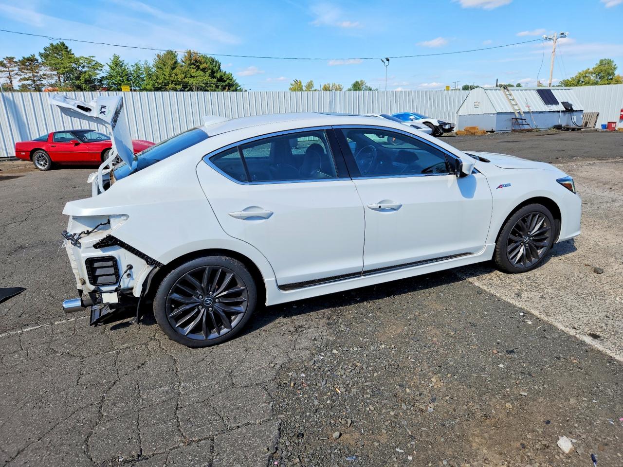 2022 Acura Ilx VIN 19UDE2F85NA005144 COPART salvage auction — Rear End, St - Salvage Title, sold $7,500 on 2026-09-25 (photo 3)