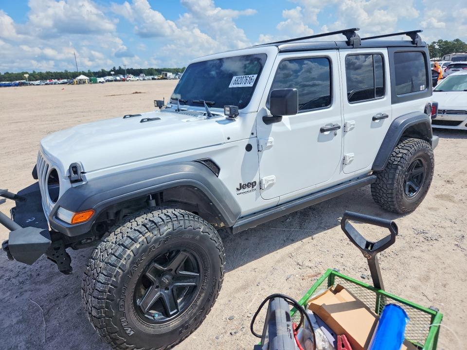2021 Jeep Wrangler / VIN 1C4HJXDN3MW770615 — COPART salvage auction photo