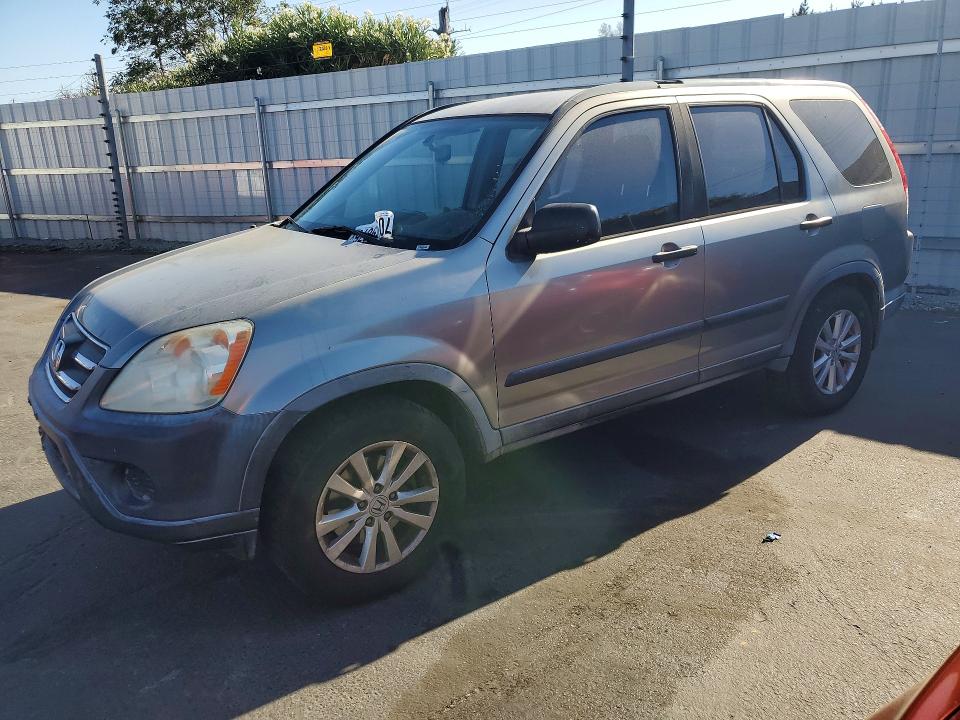 2006 Honda CR-V VIN JHLRD68546C024312 COPART salvage auction — MINOR DENT/SCRATCHES, CA - DIS/DLR/EXP ONLY CLEAN TITLE, sold $50 on 2026-09-29 (photo 1)
