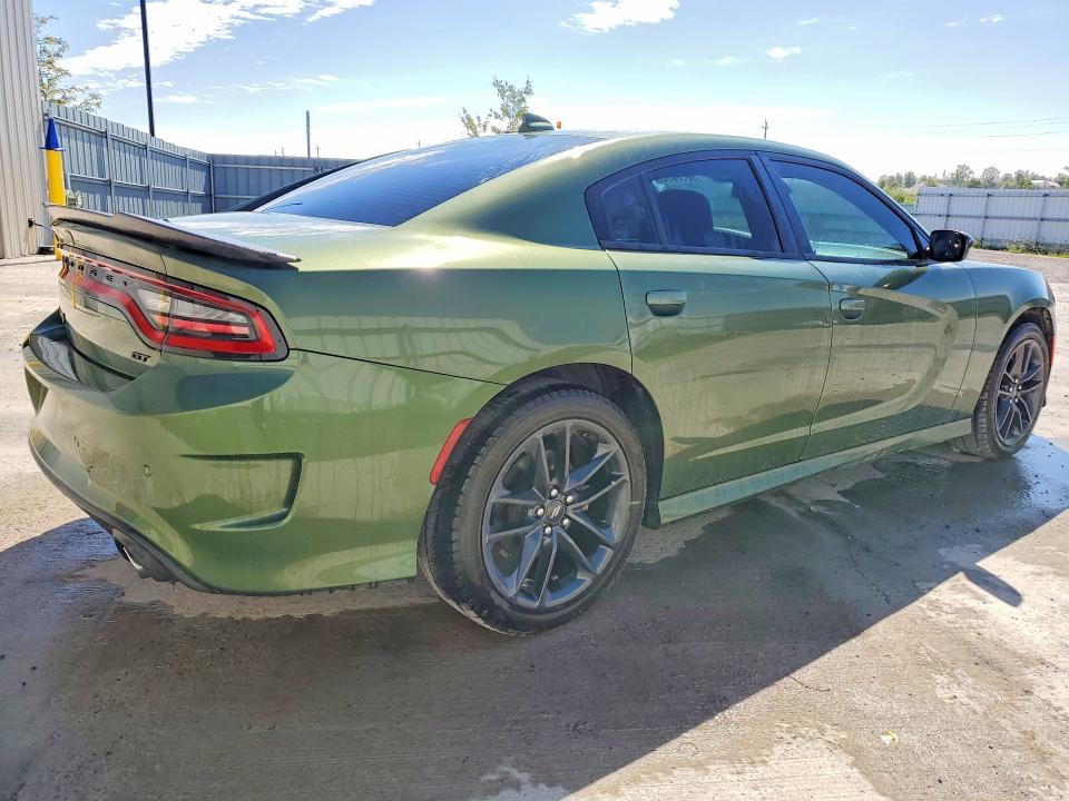 2022 Dodge Charger VIN 2C3CDXMG5NH162764 COPART salvage auction — MINOR DENT/SCRATCHES, On - Permit No Brand - Unfit (P), sold $21,900 on 2026-09-16 (photo 3)