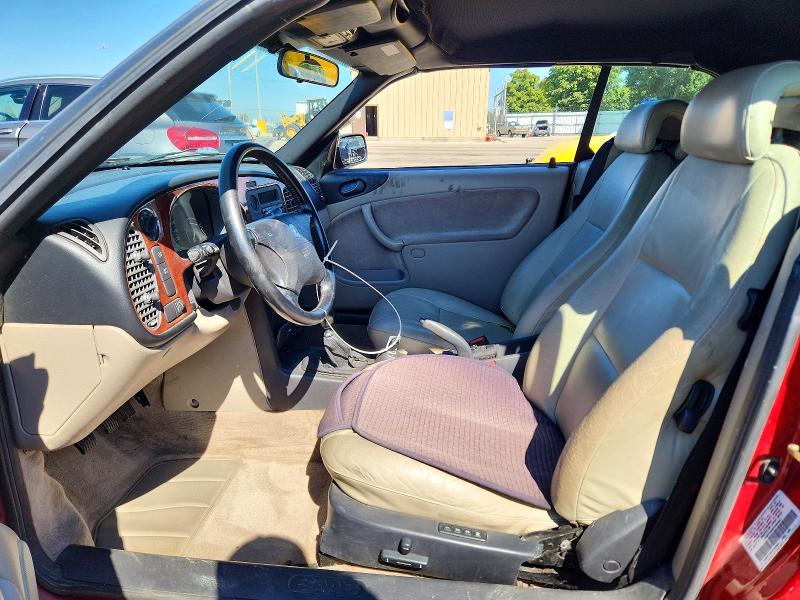 1998 Saab 900 VIN YS3DF75N4W7005661 COPART salvage auction — FRONT END, OH - CERT OF TITLE-SALVAGE, sold $375 on 2026-10-07 (photo 7)