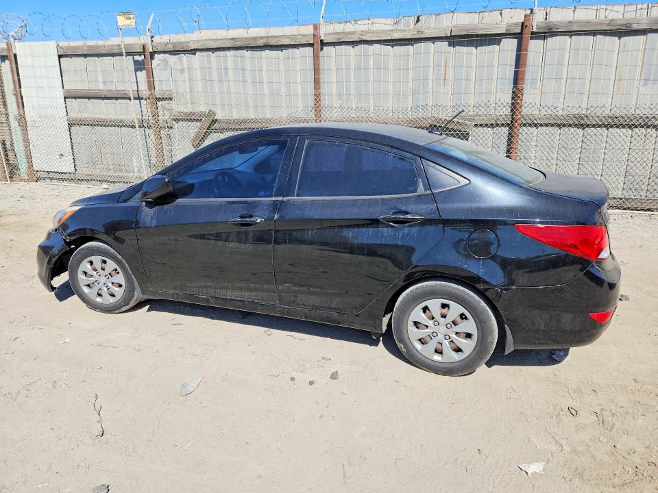 2016 Hyundai Accent VIN KMHCT4AEXGU136964 COPART salvage auction — FRONT END, Ca - Dis/Dlr/Exp Only Clean Title, sold $475 on 2026-09-16 (photo 2)