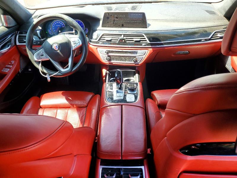 2019 BMW 7er VIN WBA7F2C15KB242428 COPART salvage auction — FRONT END, CA - SALVAGE CERTIFICATE, sold $16,100 on 2026-09-22 (photo 8)