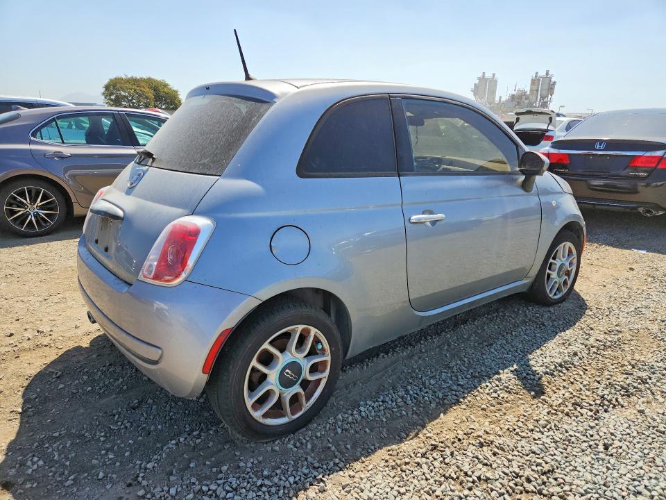 2015 Fiat 500 VIN 3C3CFFARXFT615571 COPART salvage auction — FRONT END, Ca - App For Dup Clean Or Ac, sold $125 on 2026-10-06 (photo 3)