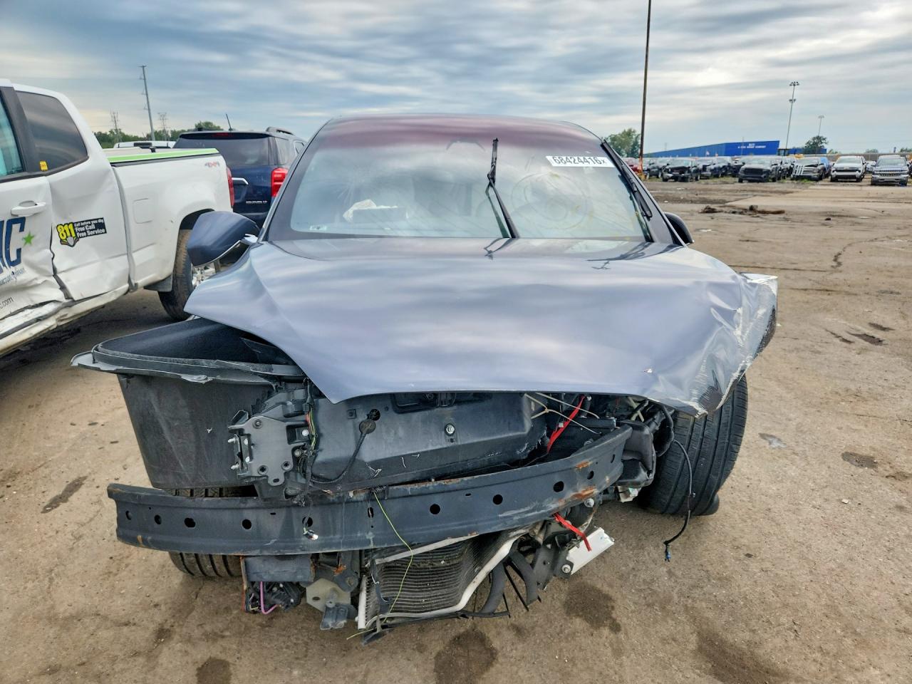 2018 Tesla Model X VIN 5YJXCAE28JF101280 COPART salvage auction — Front End, MI - DEALER ONLY CLEAN TITLE, sold $1,600 on 2026-10-02 (photo 5)