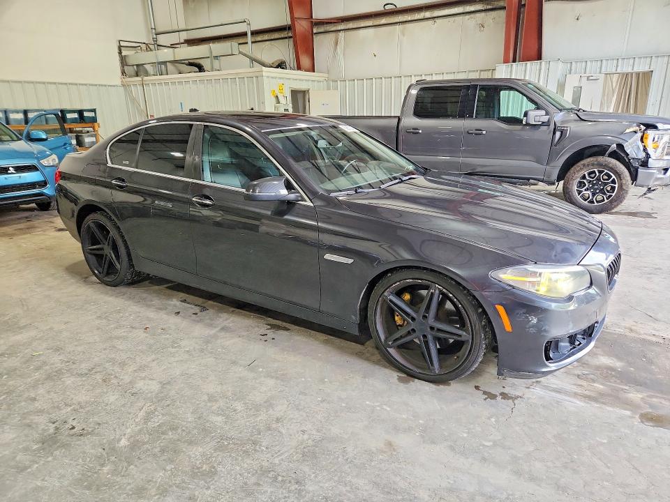 2014 BMW 5er VIN WBA5B3C56ED538840 COPART salvage auction — NORMAL WEAR, Salvage Title, sold $525 on 2026-10-10 (photo 4)