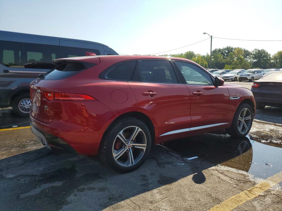 2017 Jaguar F-pace VIN SADCM2BV1HA056464 COPART salvage auction — FRONT END, Tx - Certificate Of Title, sold $3,650 on 2026-09-18 (photo 3)