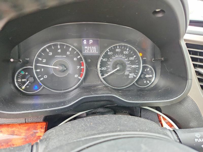2012 Subaru Outback VIN 4S4BRDLC6C2254490 COPART salvage auction — HAIL, Mo - Dealer Only Clean Title (P), sold $575 on 2026-10-06 (photo 9)