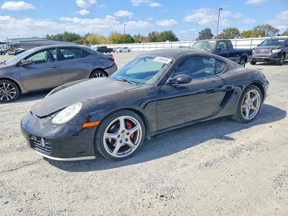 2006 Porsche Cayman VIN WP0AB29896U783629 — COPART salvage auction photo