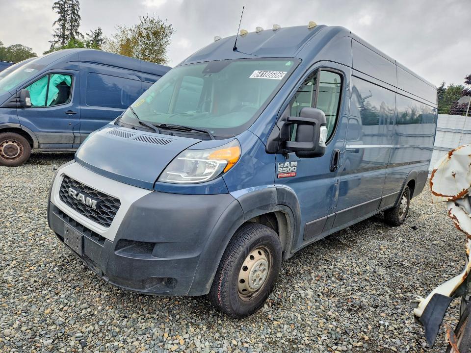 2021 Ram Promaster 3500 VIN 3C6MRVJG4ME535806 COPART salvage auction — MECHANICAL, WA - VEHICLE CERT OF OWNERSHIP-TITL, sold $200 on 2026-09-26 (photo 1)