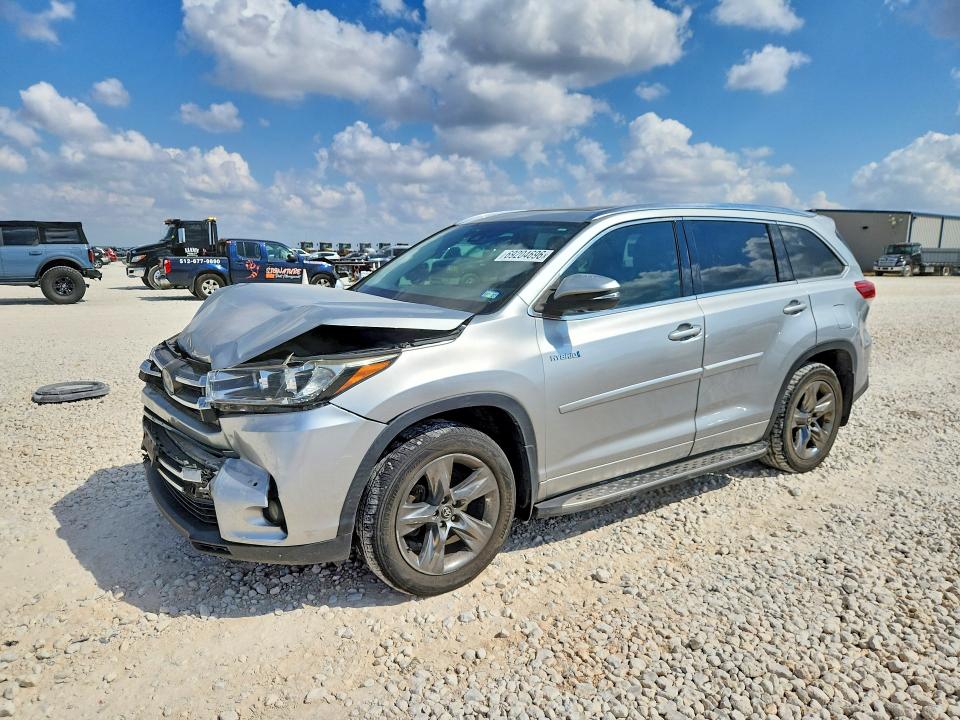 2017 Toyota Highlander VIN 5TDDGRFH1HS029823 — COPART salvage auction photo