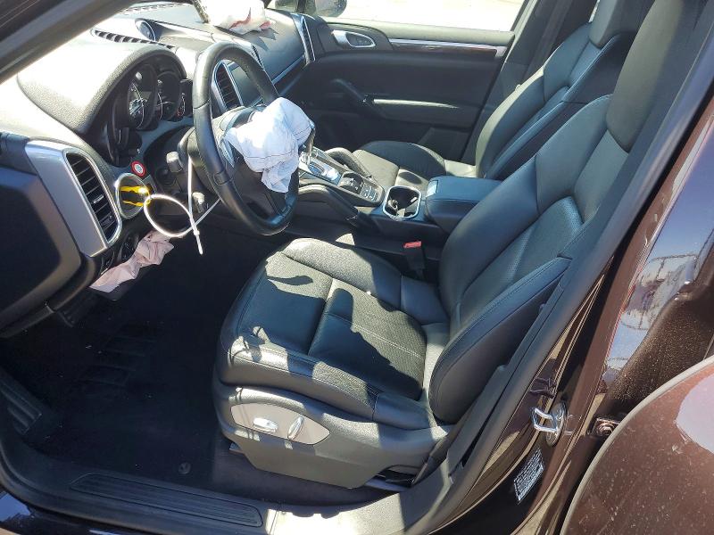 2014 Porsche Cayenne VIN WP1AA2A26ELA05687 COPART salvage auction — FRONT END, Ca - Salvage Certificate, sold $1,500 on 2026-10-02 (photo 7)