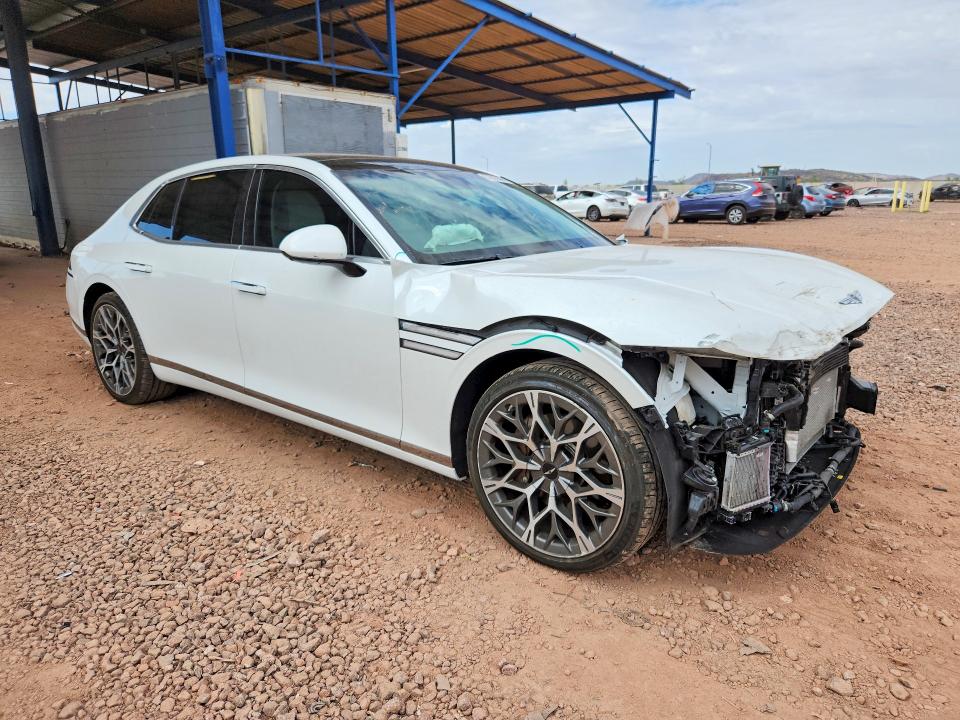 2024 Genesis G90 VIN KMTFC4SD2RU039849 COPART salvage auction — FRONT END, Az - Cert Of Title - Salvage, sold $30,750 on 2026-09-15 (photo 4)