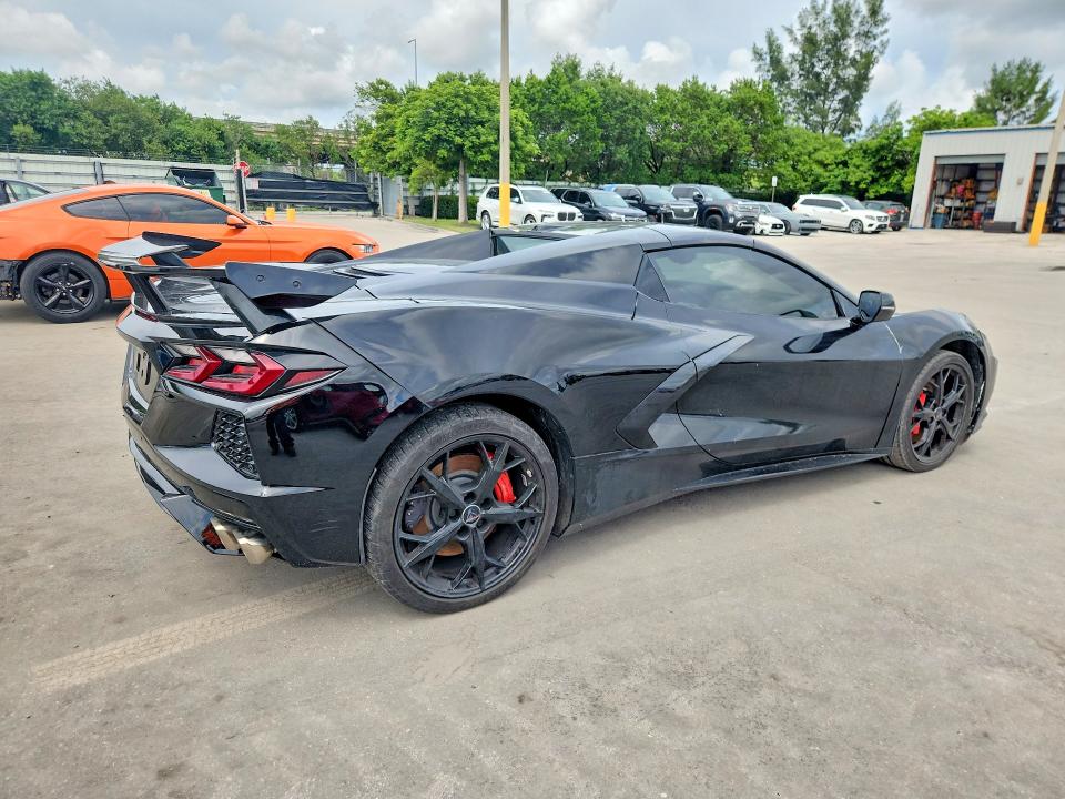 2022 Chevrolet Corvette VIN 1G1YB3D45N5115059 COPART salvage auction — PARTIAL REPAIR, CA - CERTIFICATE OF TITLE (P), sold $35,000 on 2026-09-27 (photo 3)