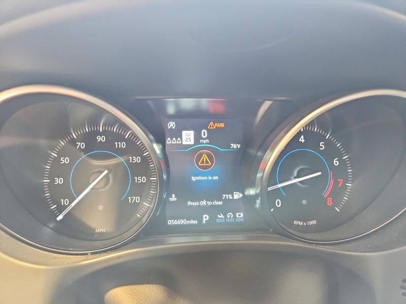 2019 Jaguar F-pace VIN SADCJ2FX1KA395205 COPART salvage auction — MECHANICAL, PA - CERT OF TITLE, sold $4,200 on 2026-09-09 (photo 9)