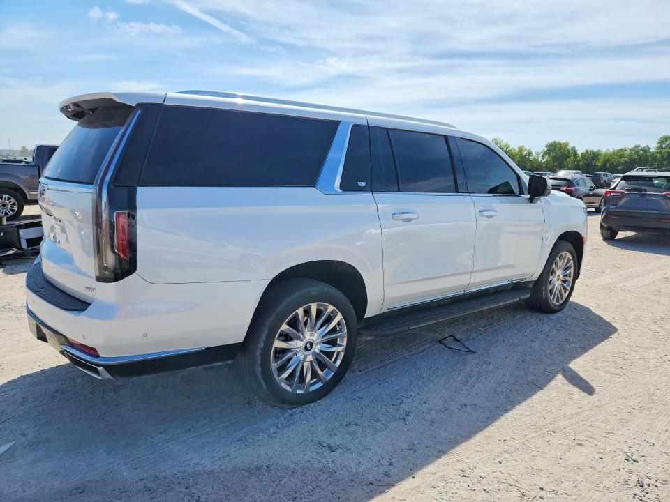 2024 Cadillac Escalade VIN 1GYS4KKL6RR371991 COPART salvage auction — FRONT END, Tx - Salvage Vehicle Title, sold $15,100 on 2026-10-09 (photo 3)