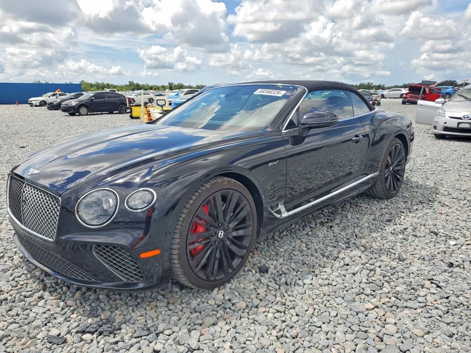 2023 Bentley Continental VIN SCBDT4ZG5PC011507 COPART salvage auction — VANDALISM, Fl - Cert Of Title Slvg Rebuildable, sold $225,000 on 2026-09-18 (photo 1)