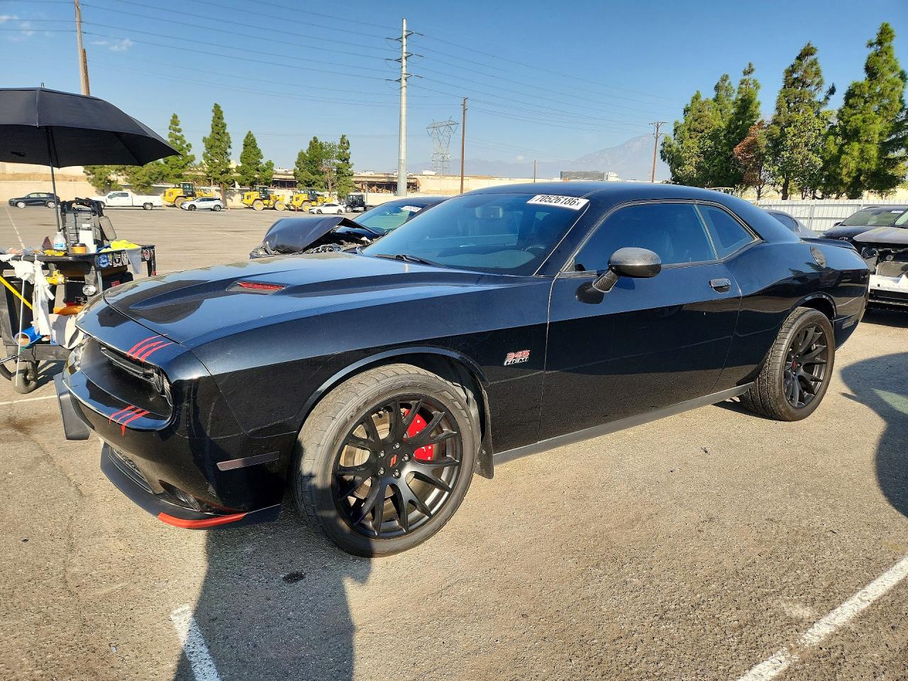 2017 Dodge Challenger VIN 2C3CDZBT8HH530743 — COPART salvage auction photo