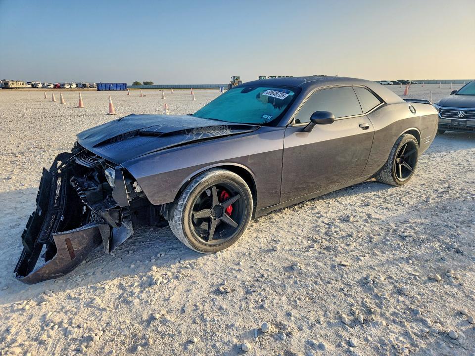 2018 Dodge Challenger VIN 2C3CDZFJ5JH165999 COPART salvage auction — FRONT END, TX - SALVAGE VEHICLE TITLE, sold $9,000 on 2026-10-08 (photo 1)