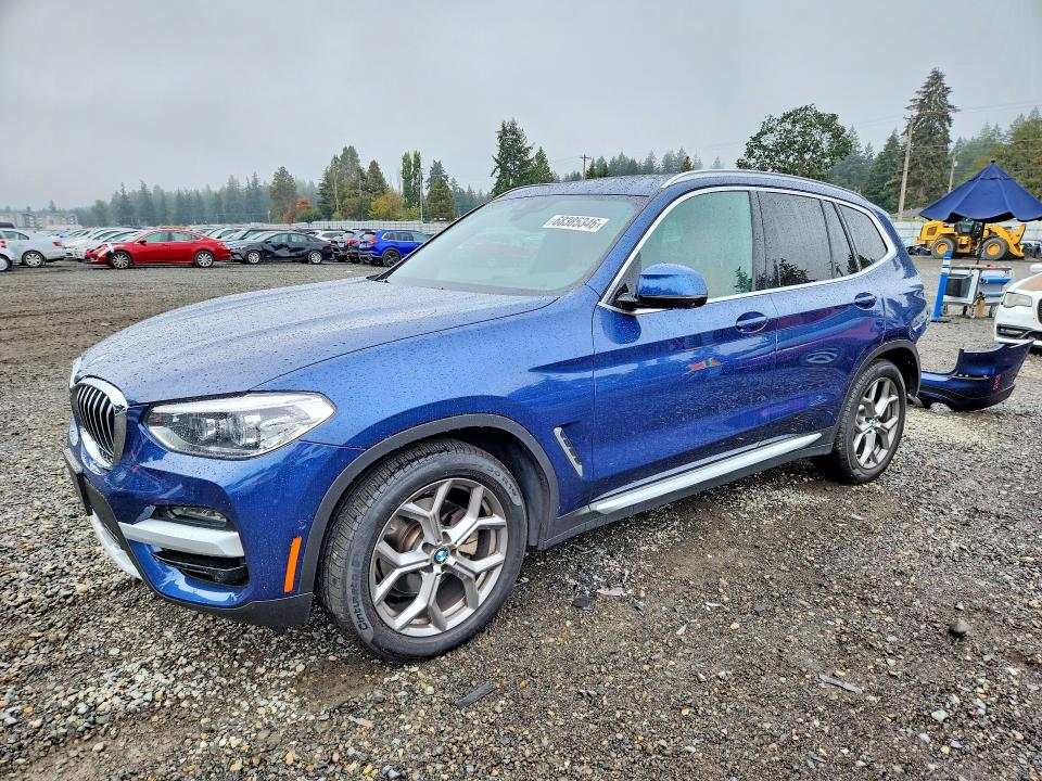 2021 BMW X3 VIN 5UXTY5C02M9F31766 — COPART salvage auction photo