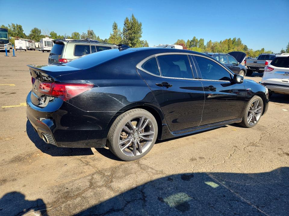 2018 Acura Tlx VIN 19UUB3F61JA000644 COPART salvage auction — MINOR DENT/SCRATCHES, OR - CERTIFICATE OF TITLE, sold $4,150 on 2026-09-24 (photo 3)