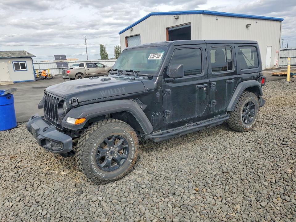 2021 Jeep Wrangler / VIN 1C4HJXDNXMW617116 — COPART salvage auction photo