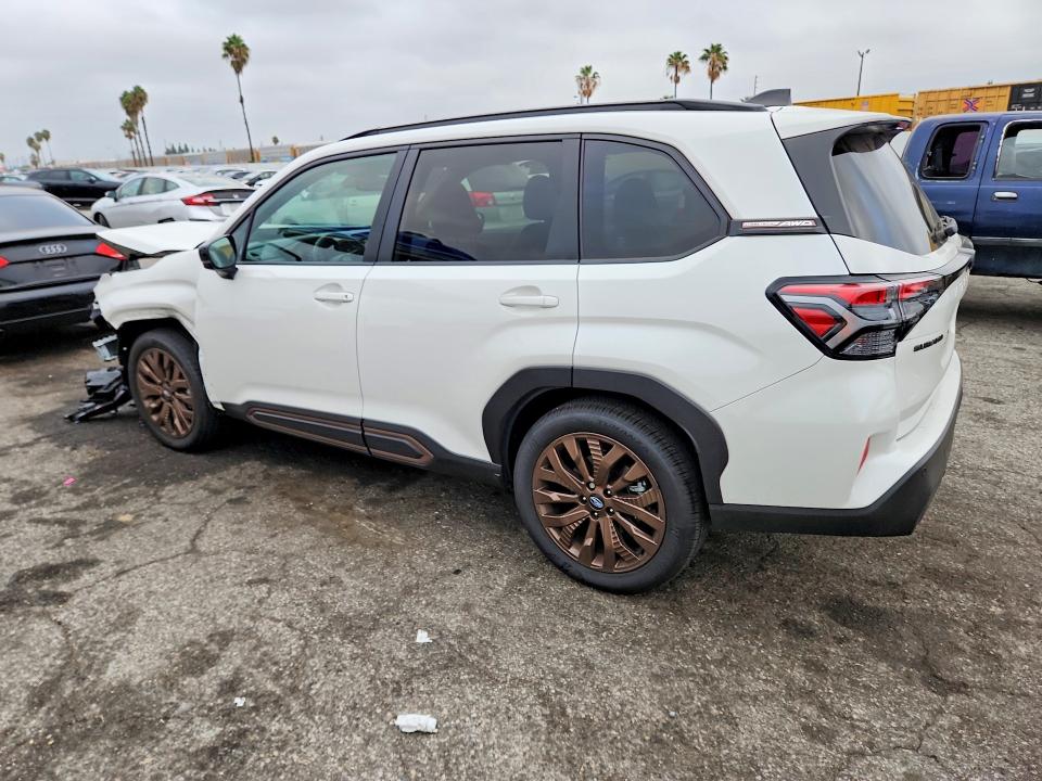 2025 Subaru Forester VIN JF2SLDHC2SH578371 COPART salvage auction — FRONT END, Ca - Salvage Certificate, sold $8,600 on 2026-10-09 (photo 2)