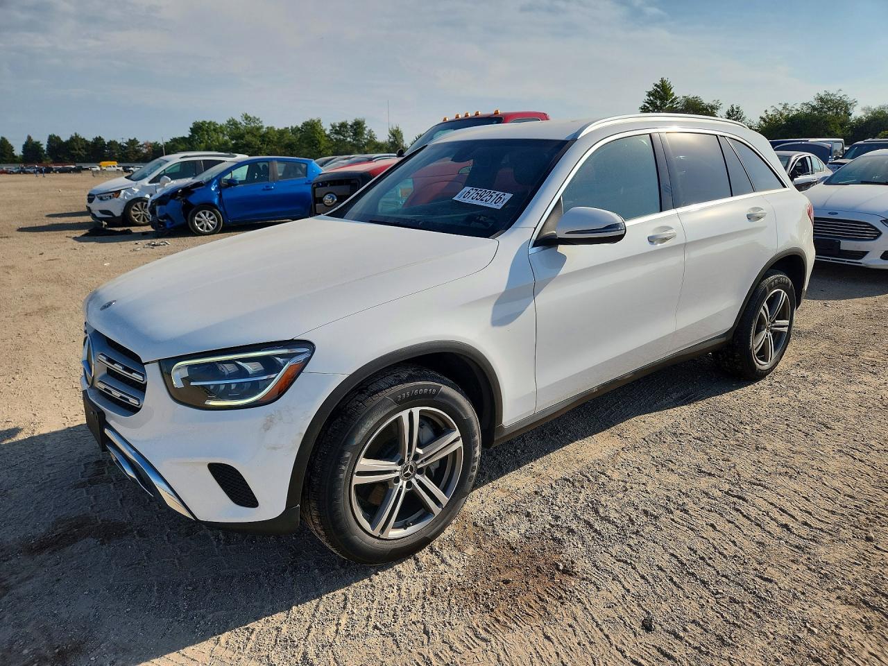 2020 Mercedes-Benz GLC-Class VIN WDC0G8DB8LF697905 — COPART salvage auction photo