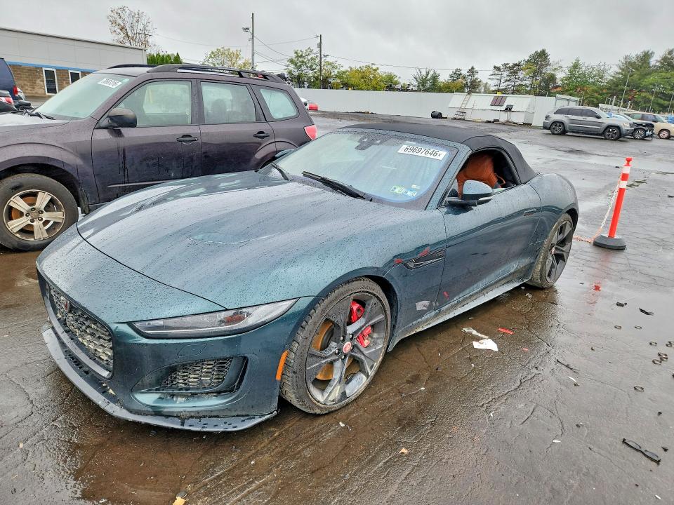 2021 Jaguar F-type VIN SAJD85FV1MCK72993 — COPART salvage auction photo