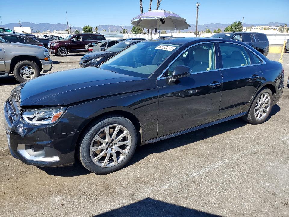 2022 Audi A4 VIN WAUABAF49NA004576 — COPART salvage auction photo