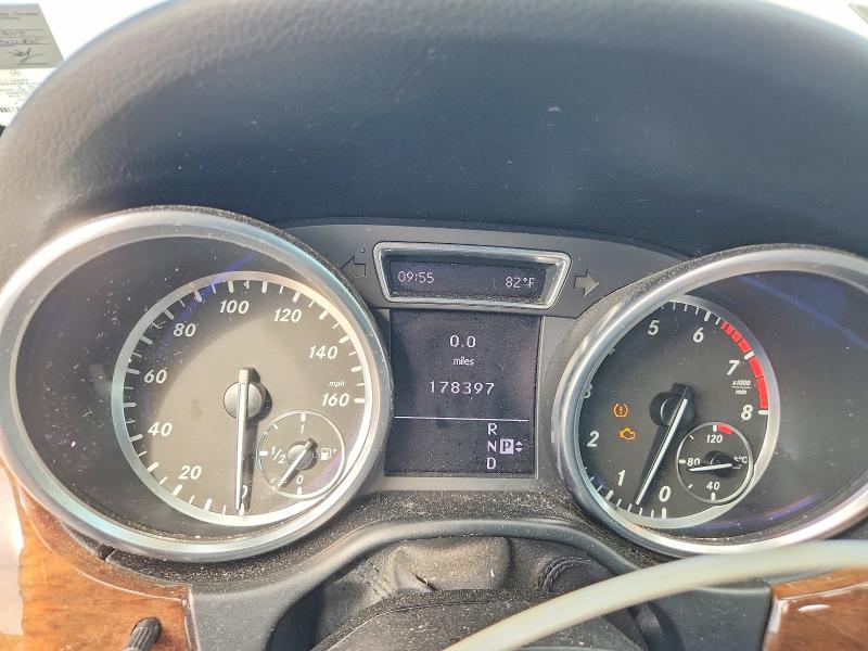 2012 Mercedes-benz M-klasse VIN 4JGDA5HB0CA035178 COPART salvage auction — REAR END, VA - CERTIFICATE OF TITLE, sold $275 on 2026-10-02 (photo 9)