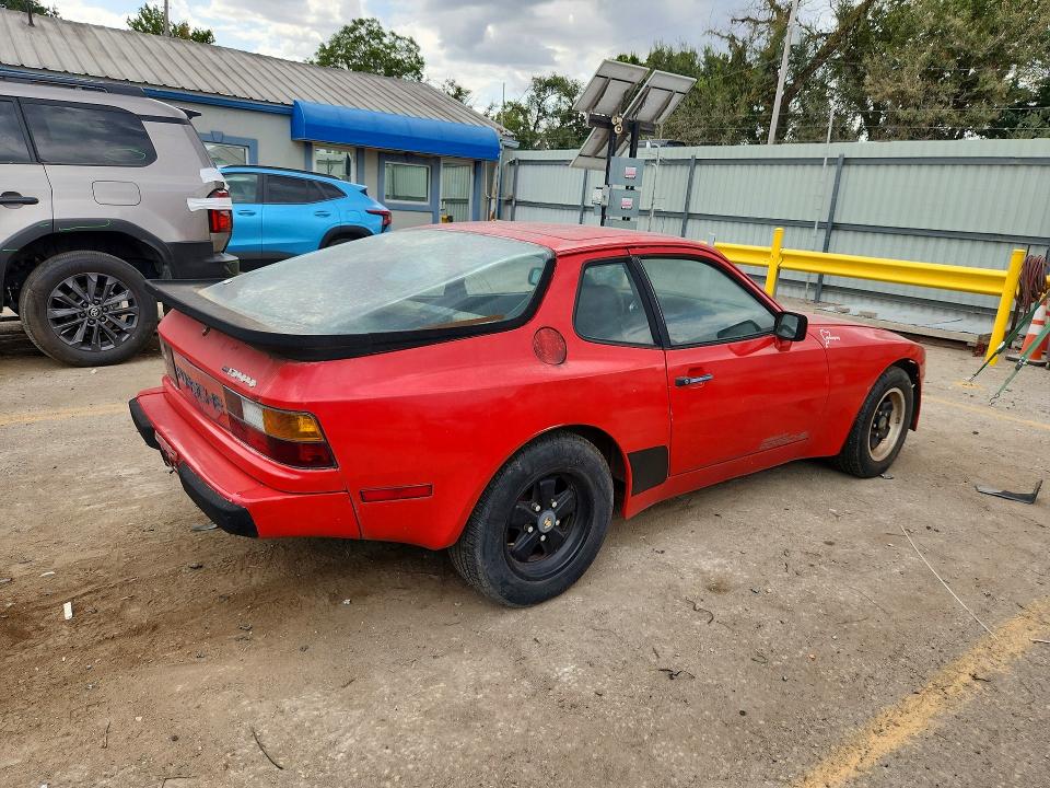 1983 Porsche 944 VIN WP0AA0943DN455649 COPART salvage auction — FRONT END, KS - DEALER ONLY CLEAN TITLE (P), sold $5,700 on 2026-09-21 (photo 3)