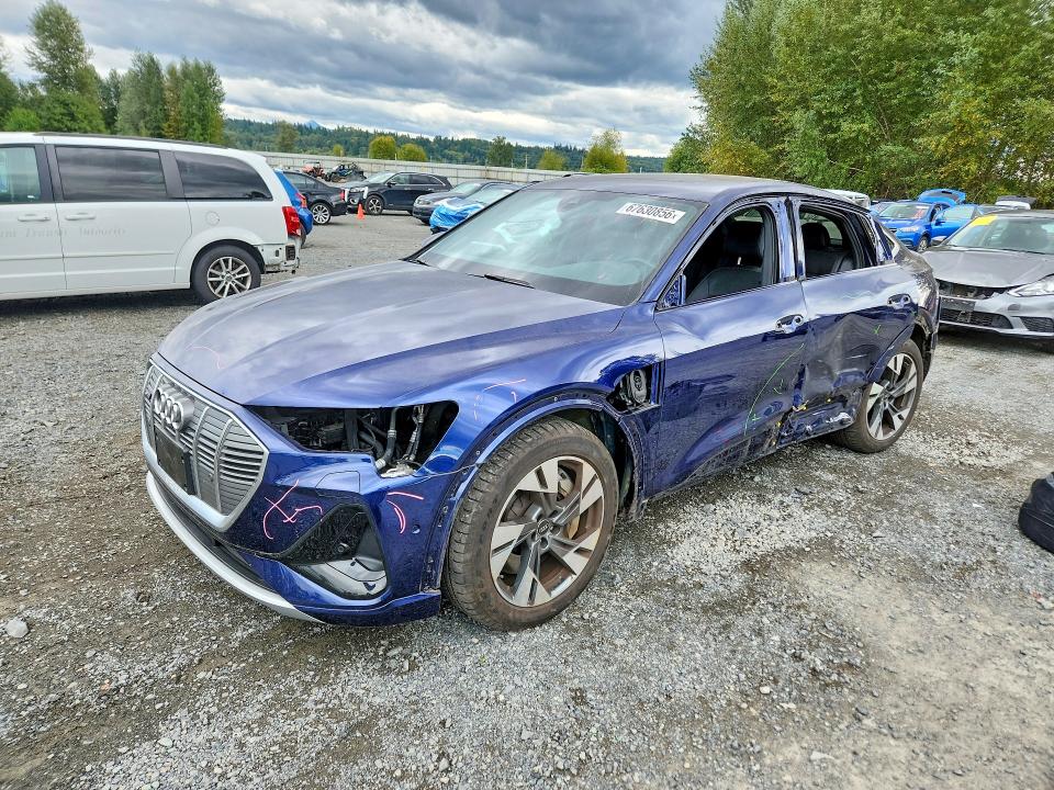 2023 Audi E-tron VIN WA12AAGE2PB024287 — COPART salvage auction photo