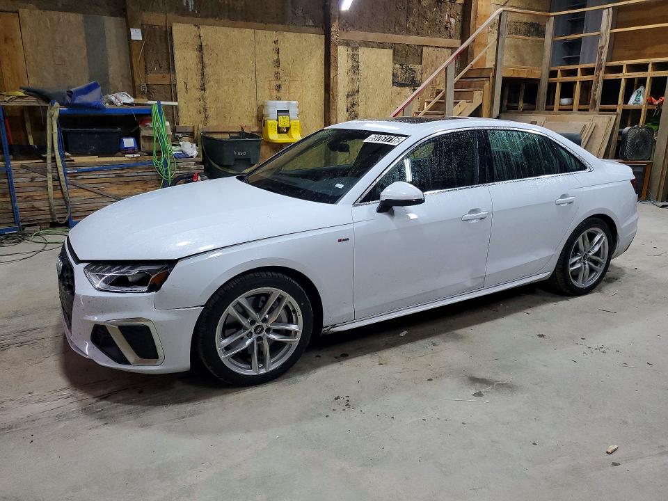 2024 Audi A4 VIN WAUEAAF40RN013802 — COPART salvage auction photo