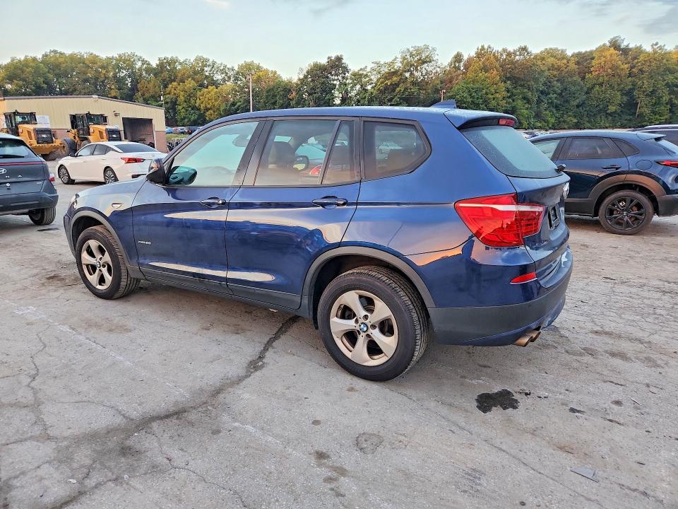 2012 BMW X3 VIN 5UXWX5C56CL721242 COPART salvage auction — WATER/FLOOD, NY, sold $600 on 2026-10-05 (photo 2)