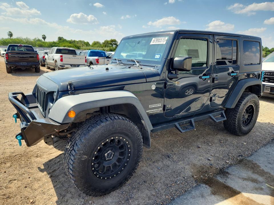 2017 Jeep Wrangler / VIN 1C4BJWDGXHL521236 — COPART salvage auction photo