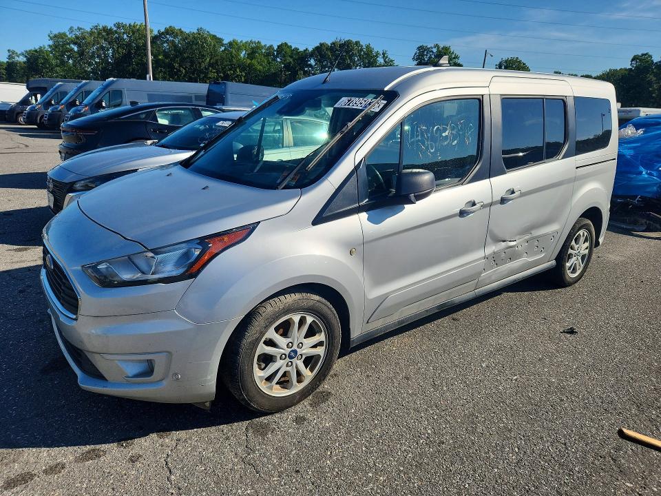 2022 Ford Transit connect VIN NM0GE9F28N1531961 COPART salvage auction — SIDE, NJ - CERTIFICATE OF TITLE (P), sold $6,200 on 2026-09-09 (photo 1)
